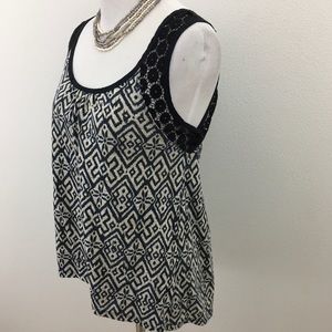 SALE   
French Star | Lacey High Low Tank Top